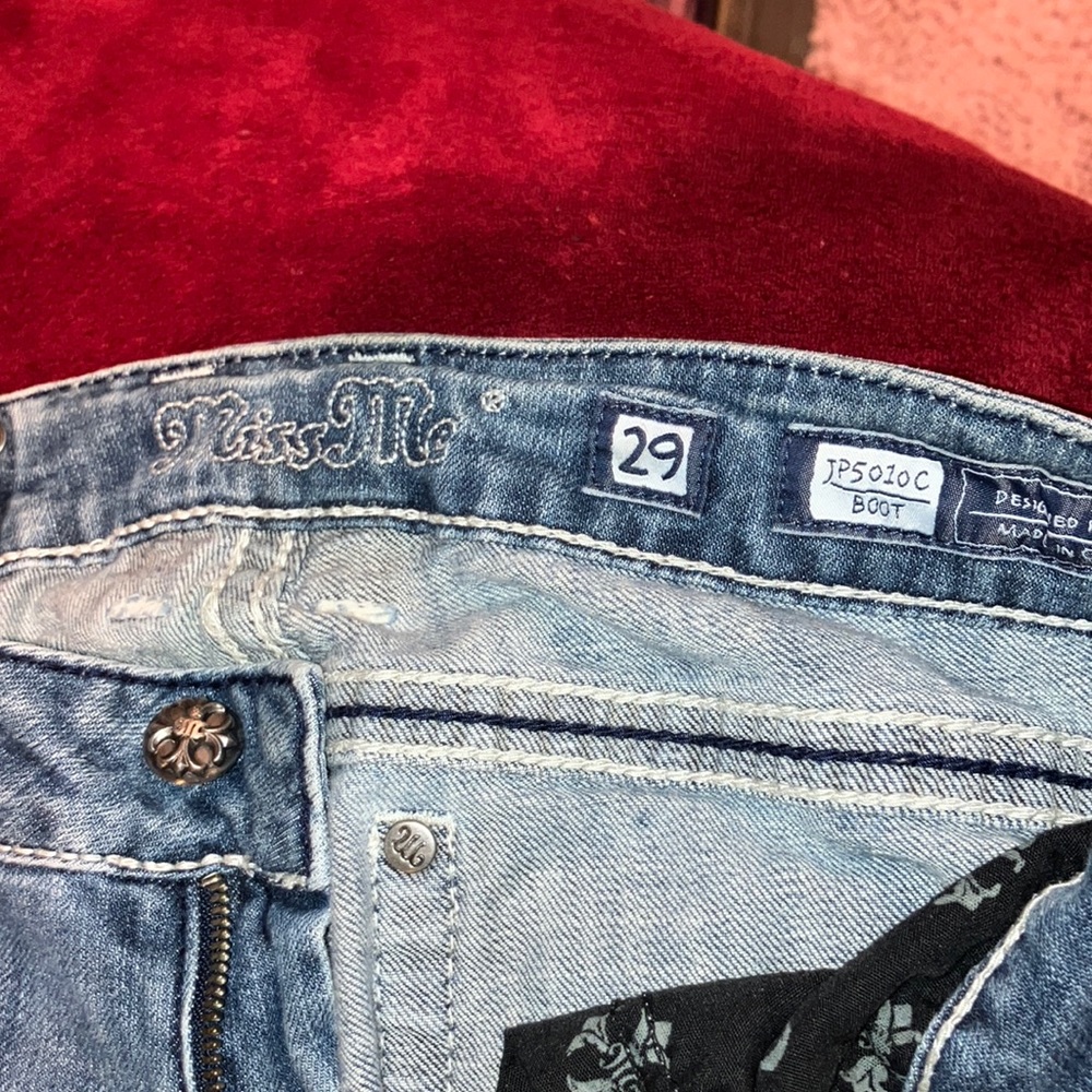 miss me size 29 blue jeans boot cut
